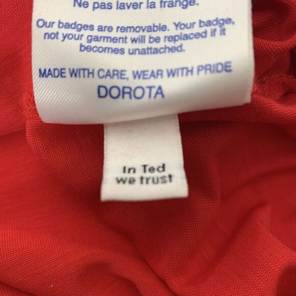 Ted Baker Sleeveless Top Tassel Wrap Tie Red Size 1 XS Summer Party - Picture 15 of 16